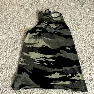 Work out camo tank top